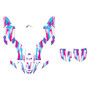 yamaha raptor125 graphics kit all years swift series magenta