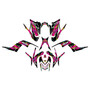 yamaha raptor700 graphics kit 2006-2012 dash series magenta