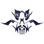yamaha raptor700 graphics kit 2006-2012 electron series blue