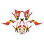 yamaha raptor700 graphics kit 2006-2012 fracture series red