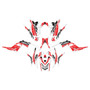 yamaha raptor700 graphics kit 2006-2012 future series red