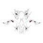 yamaha raptor700 graphics kit 2006-2012 predator series white