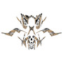yamaha raptor700 graphics kit 2006-2012 shred series tan
