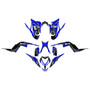 yamaha raptor700 graphics kit 2013-2026 fracture series blue