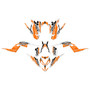 yamaha raptor700 graphics kit 2013-2026 future series orange
