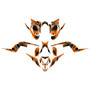 yamaha raptor700 graphics kit 2013-2026 klutch series orange