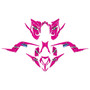 yamaha raptor700 graphics kit 2013-2026 predator series magenta