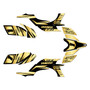yamaha yfz450 graphics kit 2004-2008 division series gold