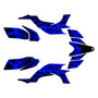 yamaha yfz450 graphics kit 2004-2008 patriot series blue