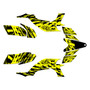 yamaha yfz450 graphics kit 2004-2008 patriot series yellow