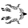 yamaha yfz450 graphics kit 2004-2008 patriot series white