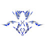 yamaha raptor700 graphics kit 2013-2026 swift series blue