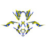 yamaha raptor700 graphics kit 2013-2026 swift series yellow