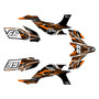 yamaha yfz450 graphics kit 2004-2008 prime series orange