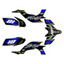 yamaha yfz450 graphics kit 2004-2008 rebel series yellow