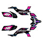 yamaha yfz450 graphics kit 2004-2008 rebel series magenta