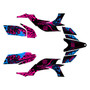 yamaha yfz450 graphics kit 2004-2008 revolt series magenta