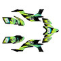 yamaha yfz450 graphics kit 2004-2008 splash series green