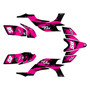 yamaha yfz450 graphics kit 2004-2008 splash series magenta