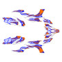 yamaha yfz450 graphics kit 2004-2008 swift series orange