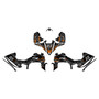 yamaha yfz450r graphics kit 2014-2026 acid series orange
