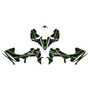 yamaha yfz450r graphics kit 2014-2026 electron series green