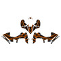 yamaha yfz450r graphics kit 2014-2026 electron series orange-shift