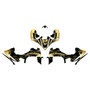 yamaha yfz450r graphics kit 2014-2026 factory series gold