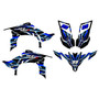 yamaha yfz450 graphics kit 2009-2013 prime series blue