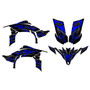 yamaha yfz450 graphics kit 2009-2013 prime series blue-shift