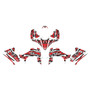 yamaha yfz450r graphics kit 2014-2026 incision series red