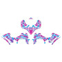 yamaha yfz450r graphics kit 2014-2026 incision series magenta