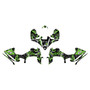 yamaha yfz450r graphics kit 2014-2026 invasion series green
