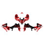 yamaha yfz450r graphics kit 2014-2026 nightcity series red
