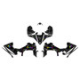 yamaha yfz450r graphics kit 2014-2026 nightcity series rainbow