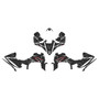 yamaha yfz450r graphics kit 2014-2026 predator series smoke
