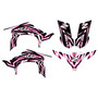 yamaha yfz450 graphics kit 2009-2013 vision series magenta