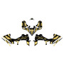 yamaha yfz450r graphics kit 2014-2026 rebel series gold