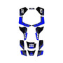 suzuki lt80 graphics kit all years fracture series blue