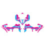 yamaha yfz450r graphics kit 2014-2026 speed series magenta