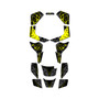 suzuki lt80 graphics kit all years revolt series yellow