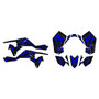 suzuki ltr450 graphics kit 2006-2011 electron series blue