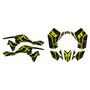 suzuki ltr450 graphics kit 2006-2011 electron series yellow