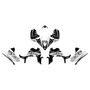 yamaha yfz450r graphics kit 2014-2026 usa series white
