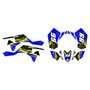 suzuki ltr450 graphics kit 2006-2011 fracture series blue