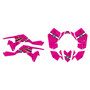 suzuki ltr450 graphics kit 2006-2011 predator series magenta