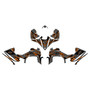 yamaha yfz450r graphics kit 2014-2026 vision series orange