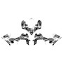 yamaha yfz450r graphics kit 2014-2026 warrior series white