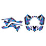 suzuki ltr450 graphics kit 2006-2011 retro series magenta