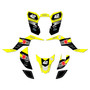 suzuki ltz50 graphics kit 2007-2026 factory series yellow